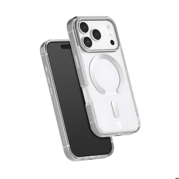 iPhone 17 Pro-fodral - FORCE CASE - MagSafe Kontur Metall Stötsäker 2m Premium Grå Grå