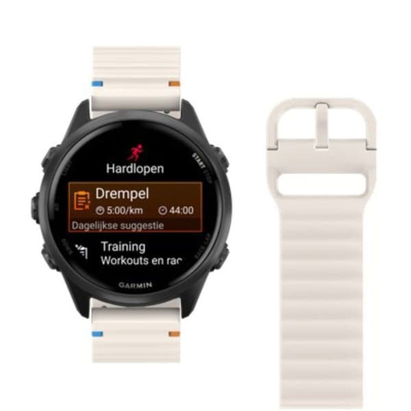 ActiveFlex-armband för Garmin Forerunner 255/570 (47mm), 970, vit