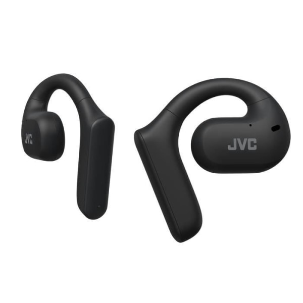 JVC HA-NP35T Svart - IPX4 trådlösa öppna hörlurar för näratelefoner - True Wireless - Bluetooth 5.1 - Kommando/mikrofon - 7 + 10 timmars batteritid