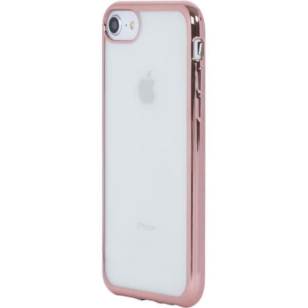 Coque - Rosa - iPhone 6/6S/7/8 - Semi-rigid - Transparent - TPU Ros