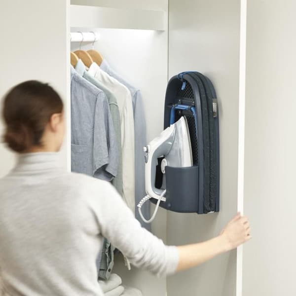 Joseph Joseph - Pocket Plus Fällbar strykbräda med överdrag, blå (50010)