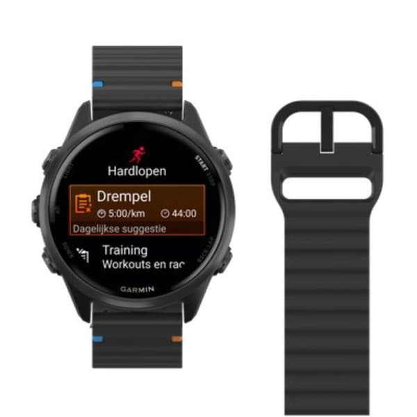 ActiveFlex-armband för Garmin Forerunner 55/165, svart
