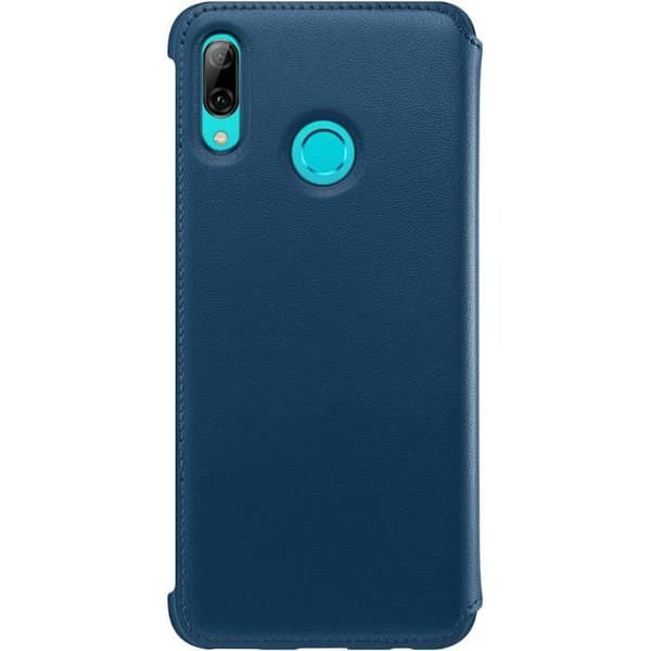 Etui folio - Huawei - P Smart 2019 - Blå - Syntetisk - Diskret skydd Blå
