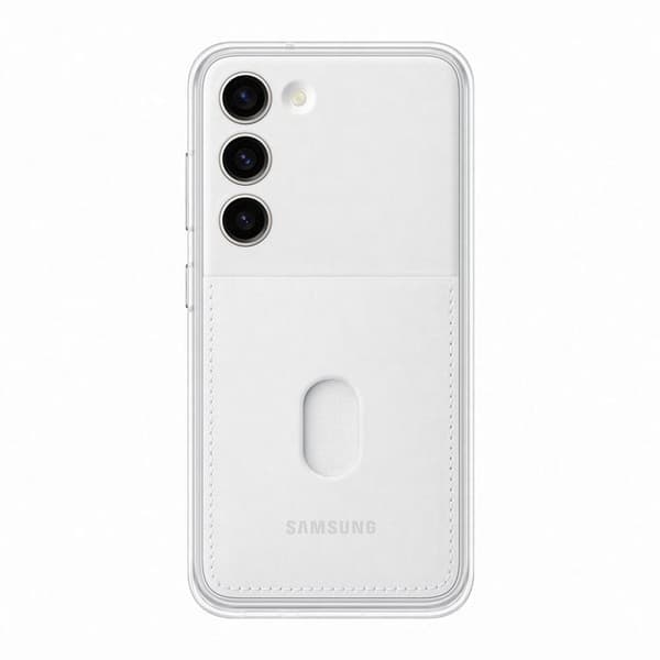 Fodral - SAMSUNG - Galaxy S23 - Vit - Förstärkt urtavla - Stel Vit