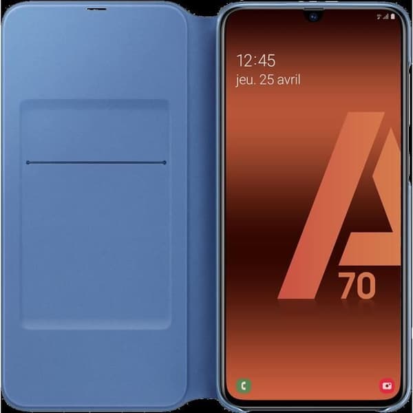 Flip Plånbok Galaxy A70 Svart
