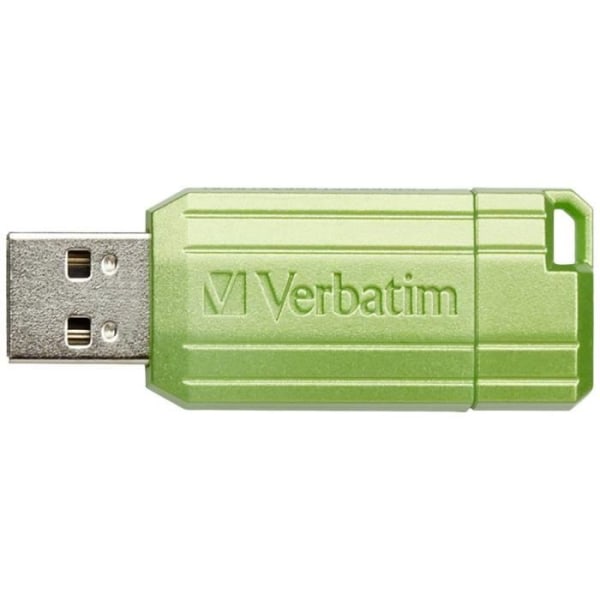 Verbatim USB DRIVE 2.0 PINSTRIPE USB-minne 64 GB Eucalyptus, grön 49964 USB 2.0