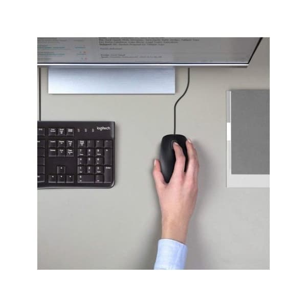 B110 Optisk Mus - LOGITECH - USB - Svart - Kabel
