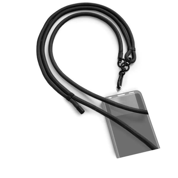 Justerbart universalhalsband 2m, Svart Svart
