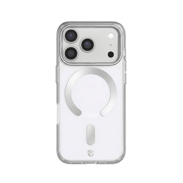 iPhone 17 Pro-fodral - FORCE CASE - MagSafe Kontur Metall Stötsäker 2m Premium Grå Grå