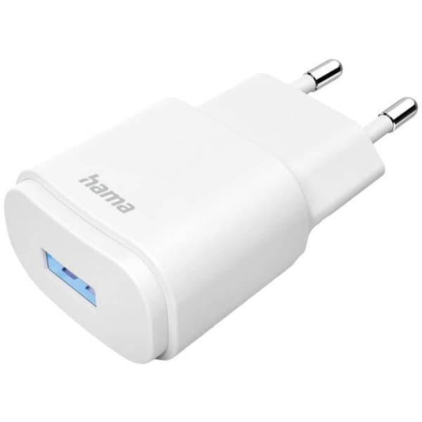 Hama USB-laddare 6 W 1x USB-A vit inomhus