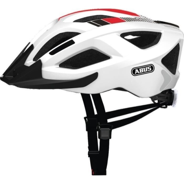 ABUS Aduro 2.0 Race Cykelhjälm - Unisex - Vuxen - Vit