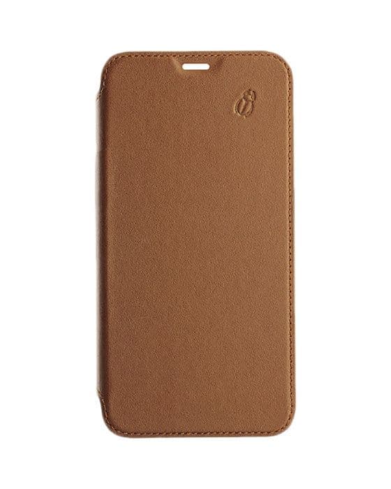iPhone 11-fodral i läder med kortfack - Beetlecase - Brun