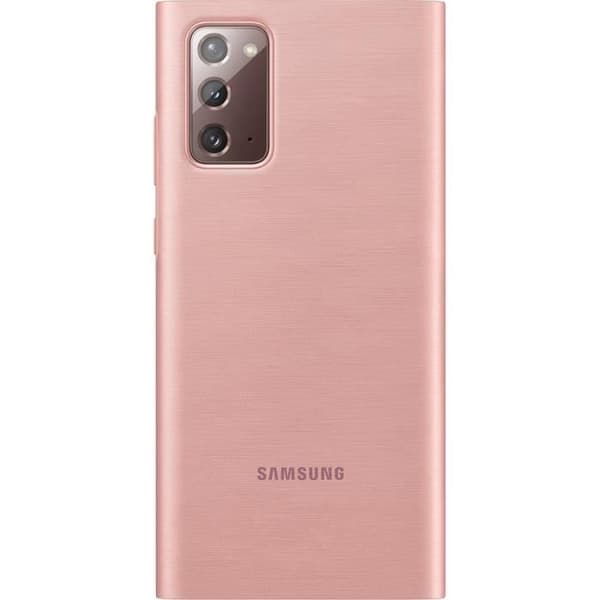 Etui Clear view bronze Note20
