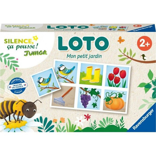Lottospel Silence ca växer Junior Vit