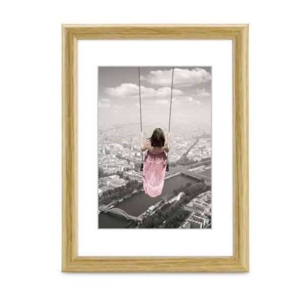Swing plast fotoram, natur, 15 x 20 cm