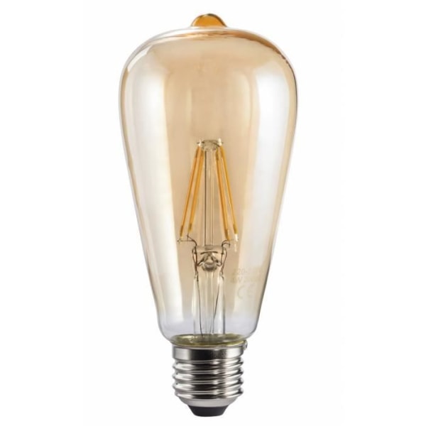 Filam glödlampa. LED, E27, 400lm refill. 35W, förstärkare. vintage, bärnsten, blc chd Vit
