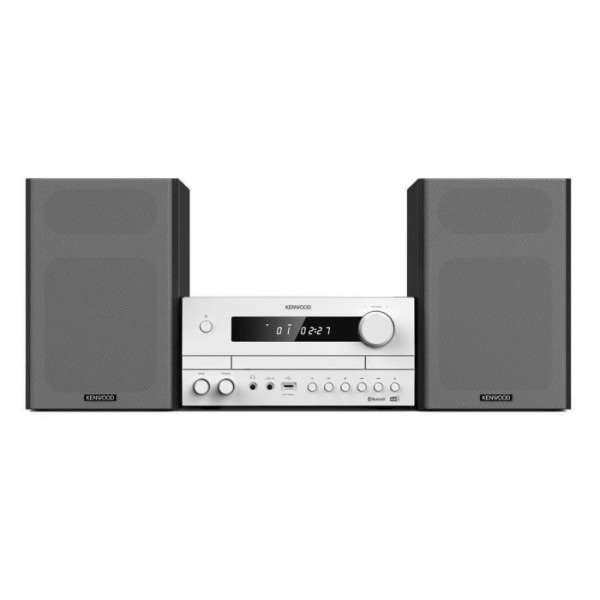 Kenwood M-822DAB Vit - CD/FM/DAB+/MP3 mikrosystem - 2 x 50 Watt - Bluetooth 5.0 - USB-port