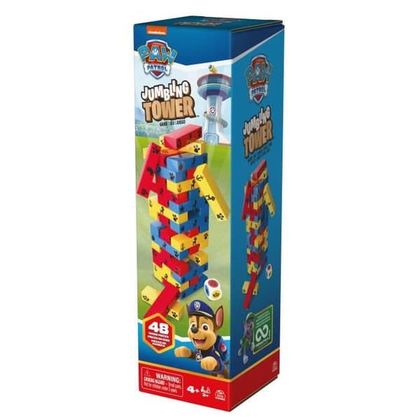 SPIN MASTER TOUR JENGA Paw Patrol Grön