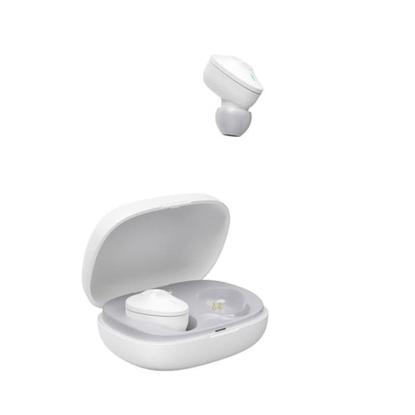 Hörlurar - Hama - Freedom Buddy - True Wireless - Bluetooth - In-ear Ljusgrå, Vit