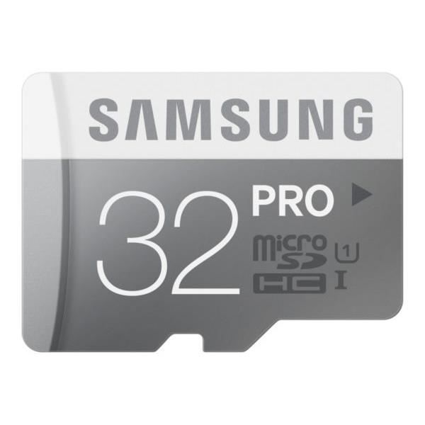 Samsung Pro Micro SD-kort - 32 GB - med SD-adapter - Klass 10
