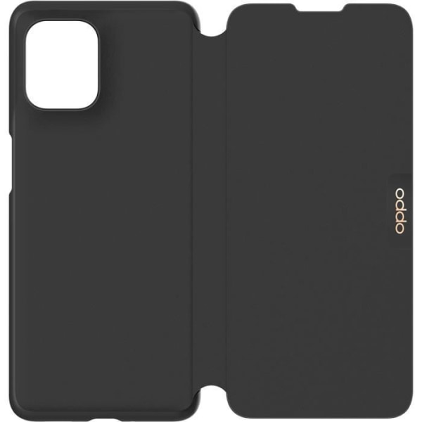 Folio Flip Cover Sort til Oppo Find X3 Pro Oppo