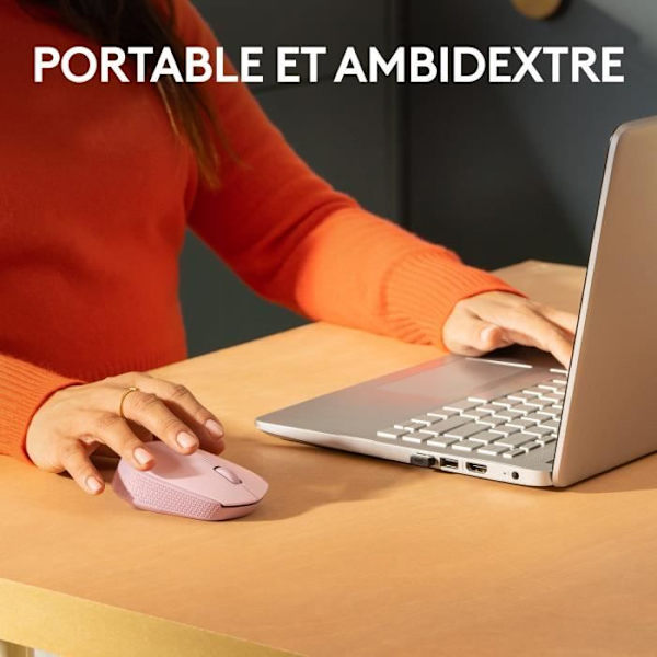 Mus - Trådlös - Logitech - M171 - Rosa - Ambidextrisk Ros