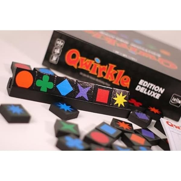 Klassiskt spel Iello Qwirkle Deluxe Edition Vit