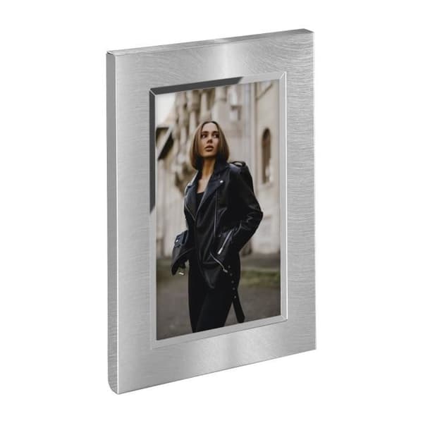Fotrahmen - HAMA - ROMA - 13 x 18 cm - Silver - Samt - Klassisk Silver