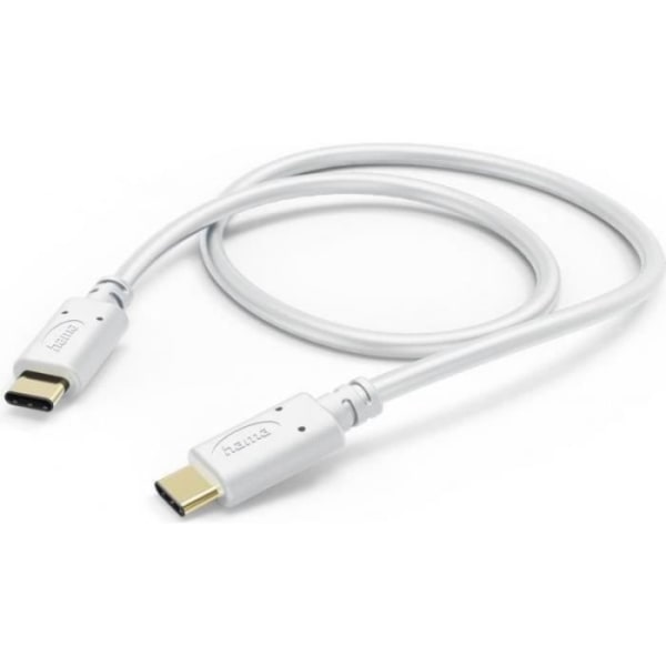 Hama USB-kabel 1,5 m USB 2.0 USB C Vit () - 00201592