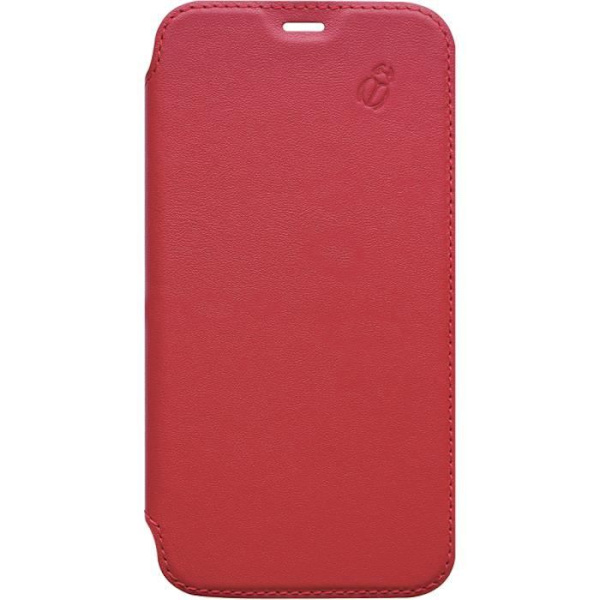 Crystal Red Back Premium Leather Folio för iPhone 6/7/8/SE20 Beetlecase