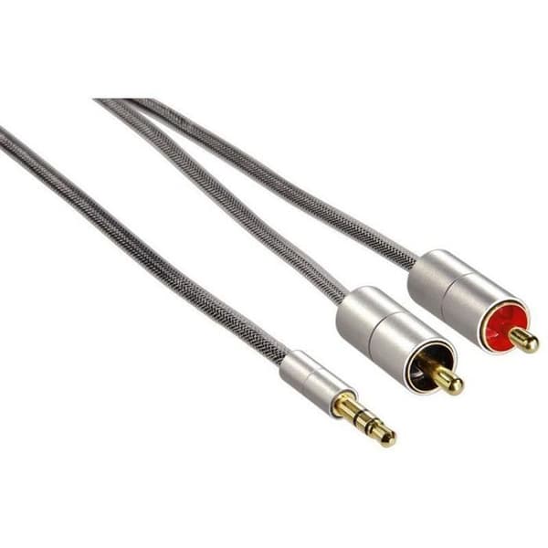 HAMA - Jackkabel 3,5 2 rca mm längd 2 m