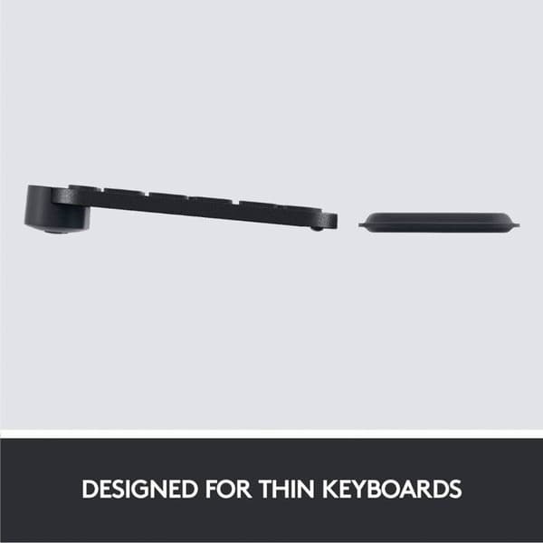 Handledsstöd - Logitech - MX HANDPLATS - Halkfritt - Formminne - Grafit