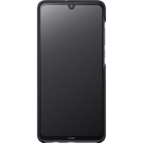 Huawei svart blommigt halvstyvt fodral för P30 Lite