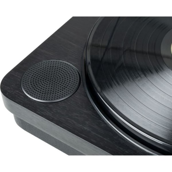 Bluetooth vinyl skivspelare - THOMSON - TT650BT - USB-inspelning - 2 högtalare - Svart