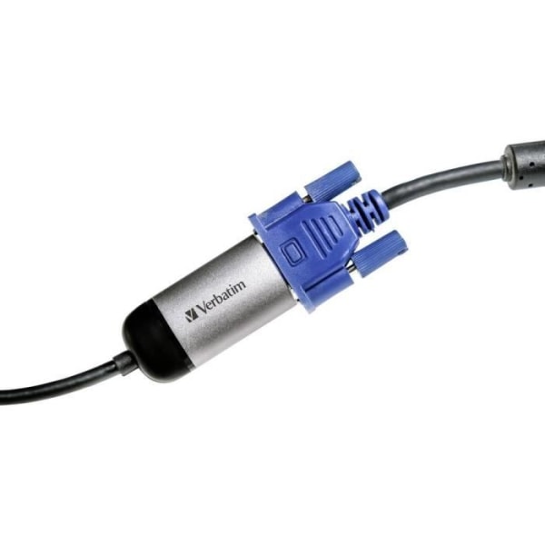 Verbatim 49145 USB-C®-adapter [1x USB-C® hane - 1x VGA hona] silver (matt) 0,10 m