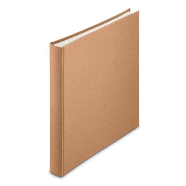 Fotobok - Brun - 30 x 30 cm - 80 sidor - Kraftpapper - Bambu papper kastanj