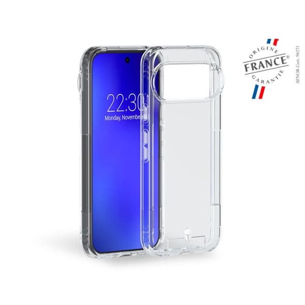 Forcecase Pulse Rugged Fodral för Google Pixel 9 och 9 Pro Clear Transparent