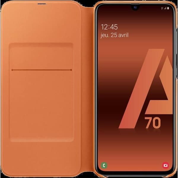 Flipplånbok Galaxy A70 Vit