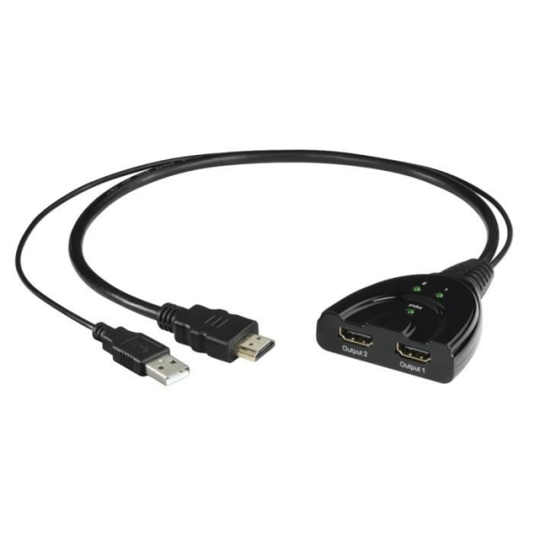 HDMI SPLITTER, DUBBEL HAMA 00121776