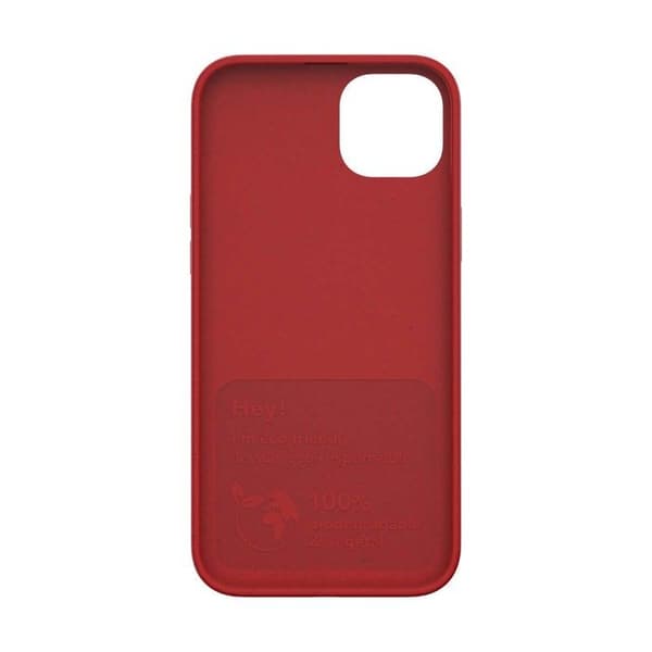 Coque - Just Green - iPhone 14 Max - Biodegrable - Mjuk - Röd Röd