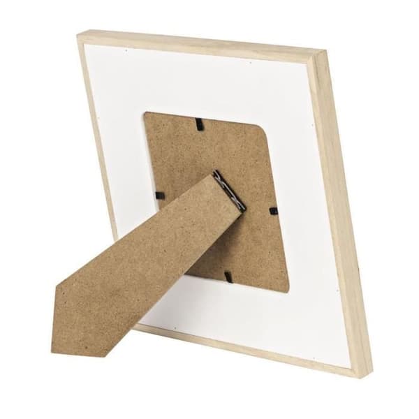 Ram - Valle - Vit - 10 x 10 cm - Trä - Nutida Vit
