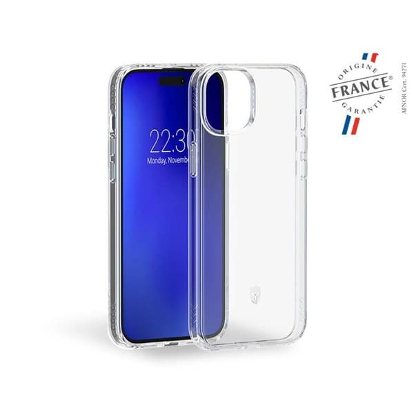 Forcecase iPhone 15 förstärkt fodral Transparent Transparent