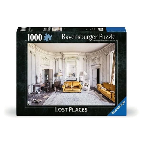Pussel - RAVENSBURGER - Förlorade Platser - Vit Rum - 1000 bitar - Arkitektur - Interiör