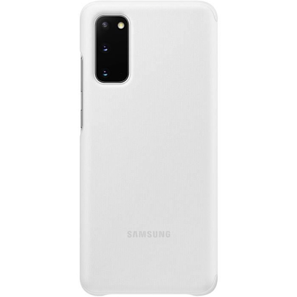 Clear View-fodral S20 Vit Vit