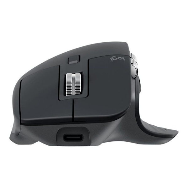 Mus - Logitech - MX Master 3S - Bluetooth - Ergonomisk - 7 knappar - Grafit