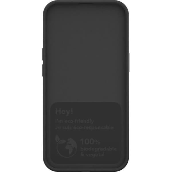 Coque - Just Green - iPhone 14 - Biodegradera - Mjuk - Svart Svart