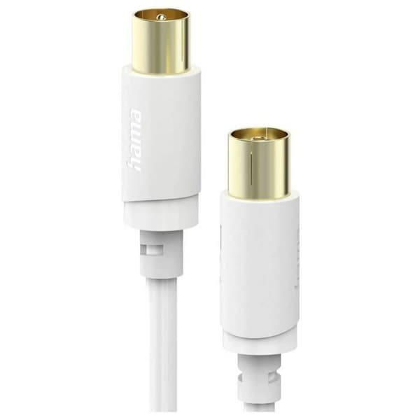 Antenkabel, hane - hona, guld, 3,0 m, 120 dB