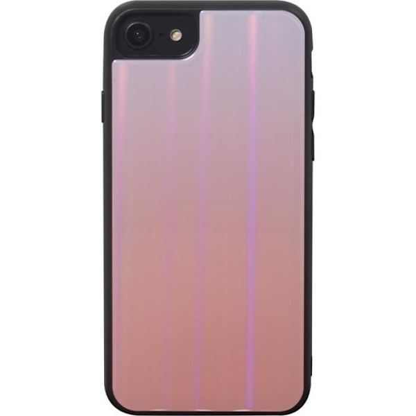 Coque - Regnbåge - iPhone 6/6S/7/8 - Hård - Skydd - Rosa regnbåge Ros