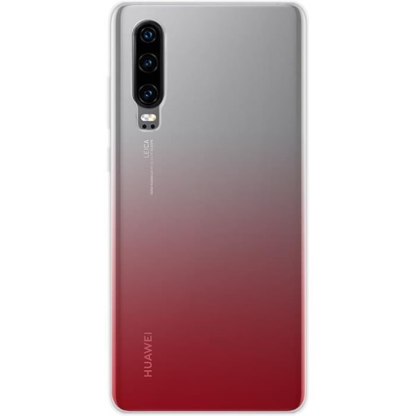 Rött Colorblock Soft Case för Huawei P30