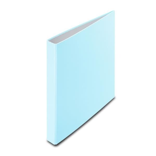 Mapp - HAMA - Modell med 4 ringar - Bredd 39 mm - Färg Blå - Dimensioner 31x26 cm Blå